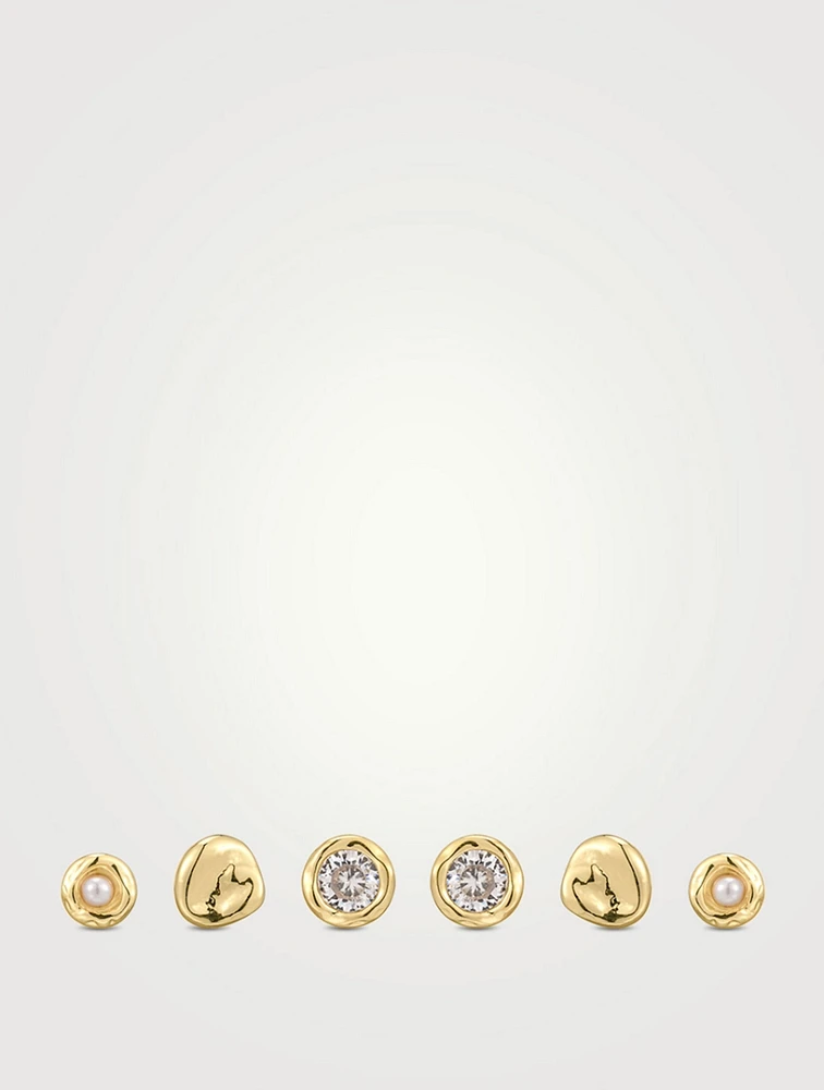 Eclectic Stud Earrings Set