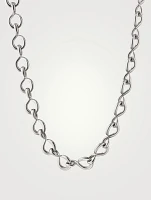 The Twist Premier Silver Infinity Necklace