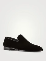 Jareth Velvet Slip-On Loafers