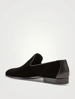 Jareth Velvet Slip-On Loafers