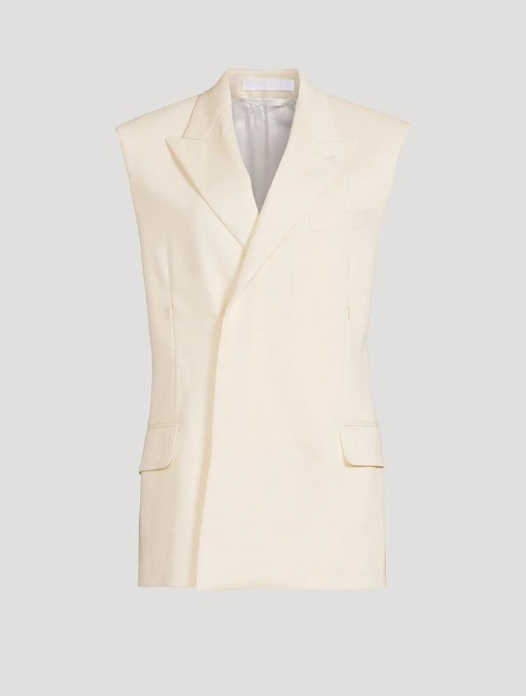 Sleeveless Car Blazer