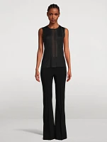 Open-Back Tank Top