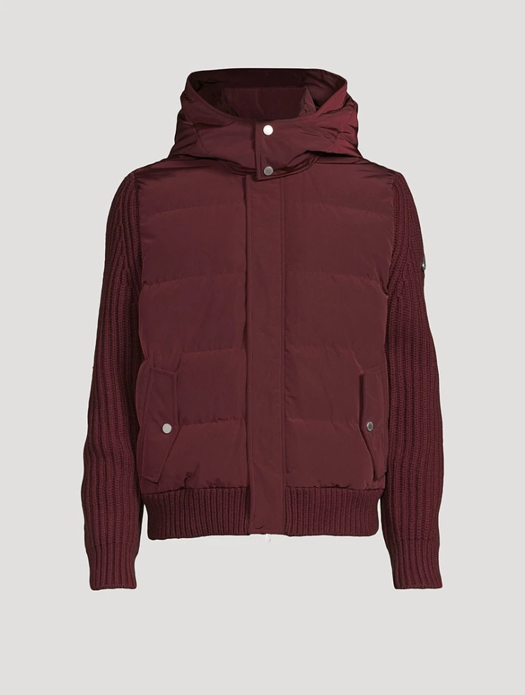 Maple Hybrid Down Bomber Jacket