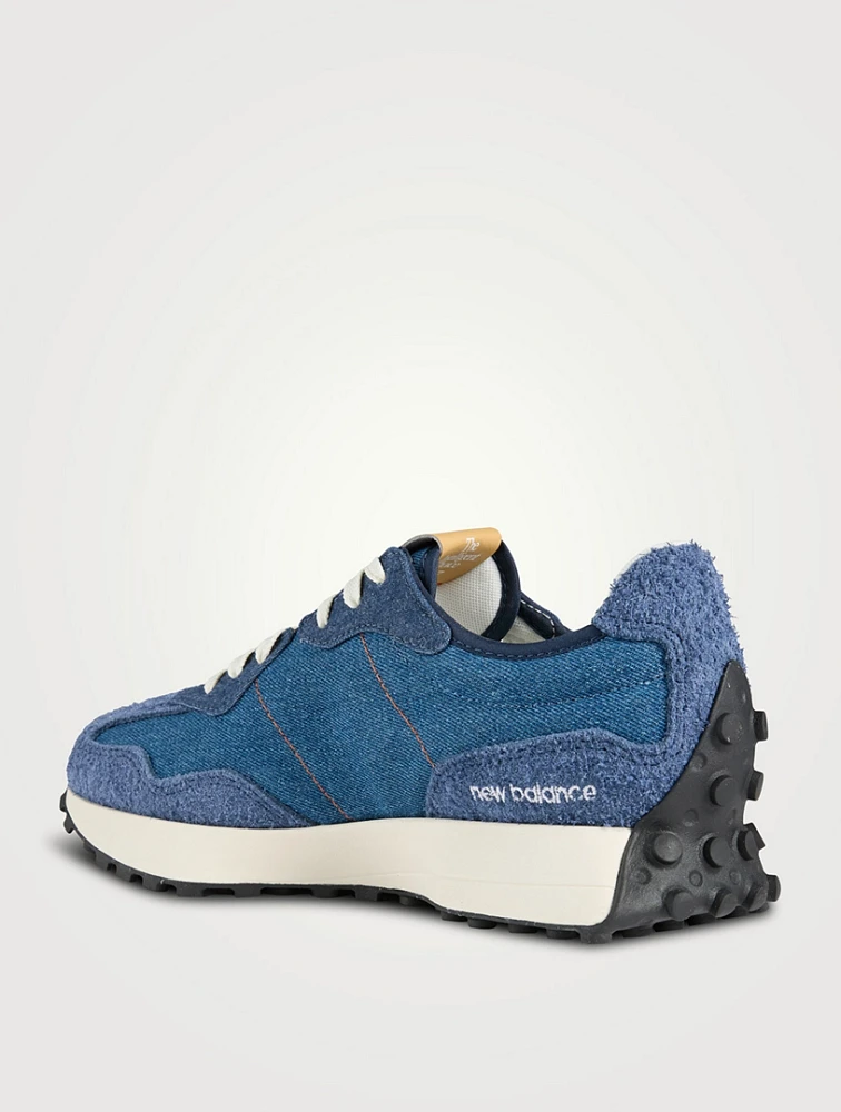 327 Suede And Denim Sneakers