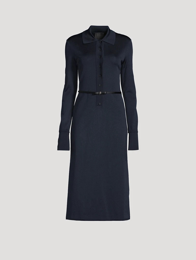 Belted Polo Dress