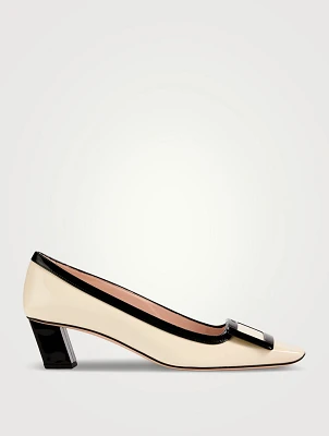 Belle Vivier Bicolour Patent Leather Pumps