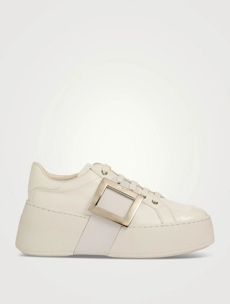 Viv' Skate Leather Platform Sneakers