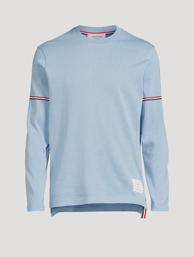 Cotton Knit Long-Sleeve T-Shirt