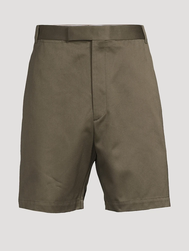 Cotton Twill Unconstructed Shorts