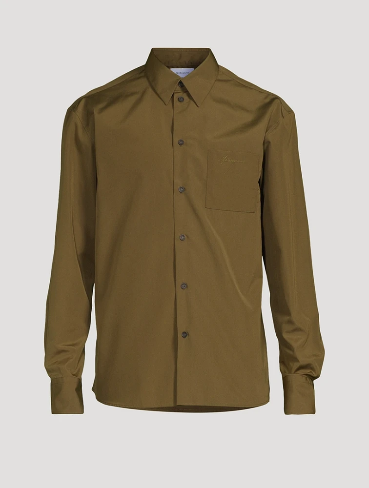 Organic Cotton Poplin Shirt