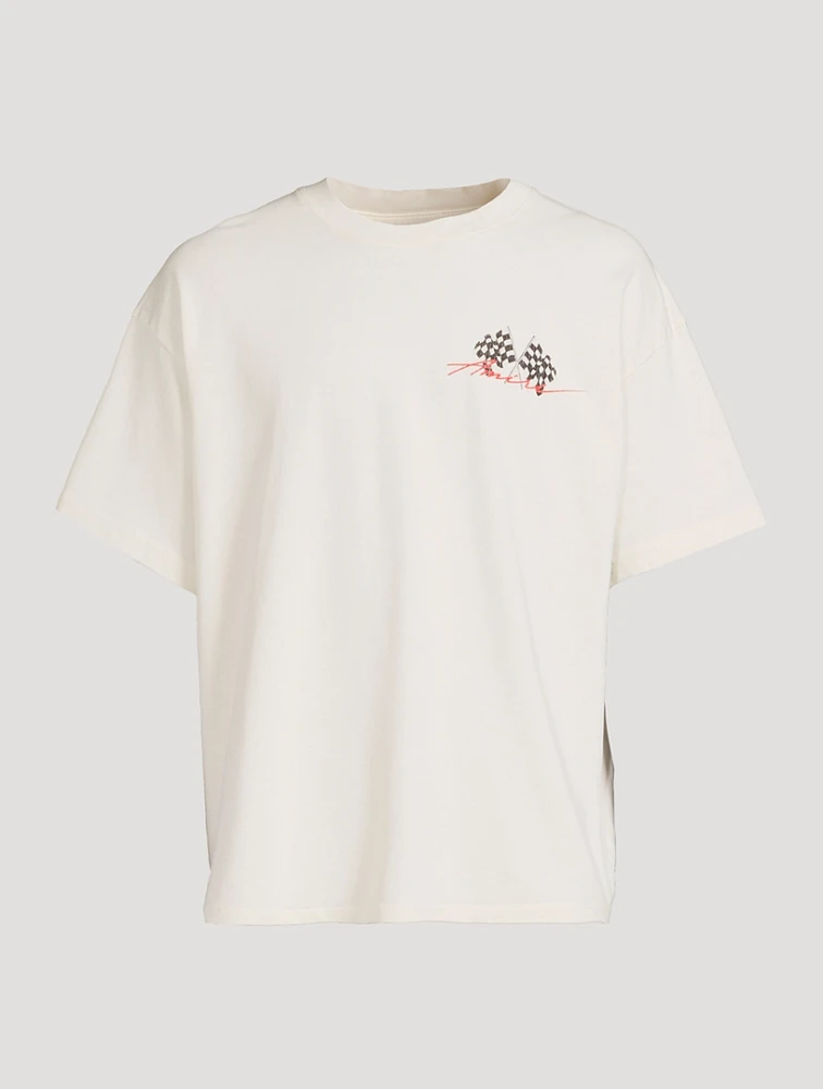 Racing Flag Cotton T-Shirt