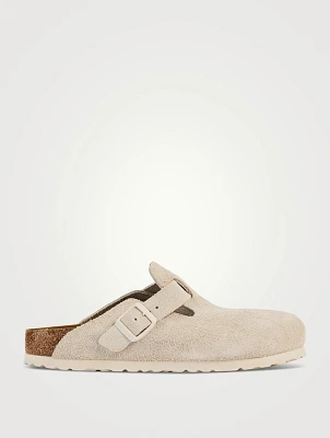 Boston Suede Clogs