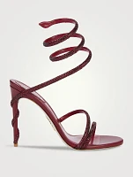 Margot Crystal Satin Sandals