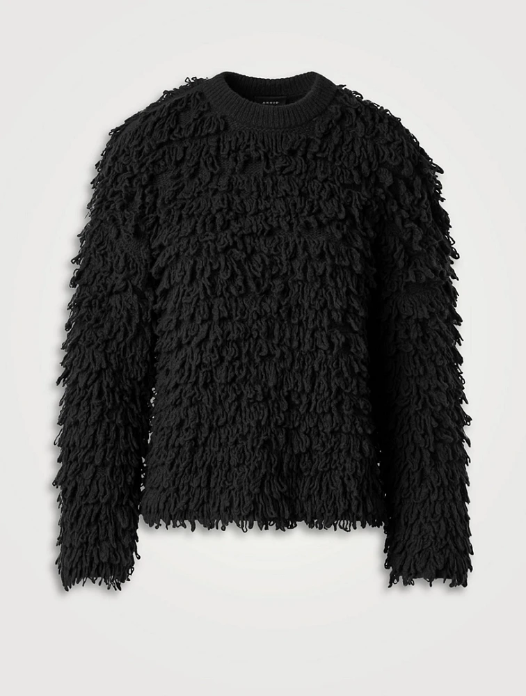 Wool Silk And Cashmere Knit Sweater