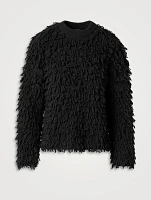 Wool Silk And Cashmere Knit Sweater