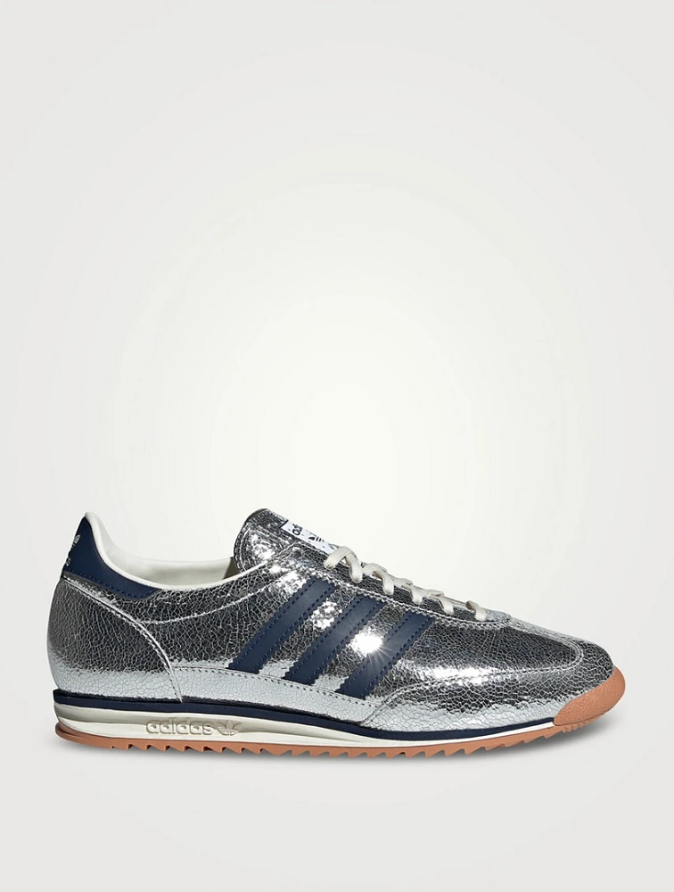 SL 72 OG Metallic Leather Sneakers
