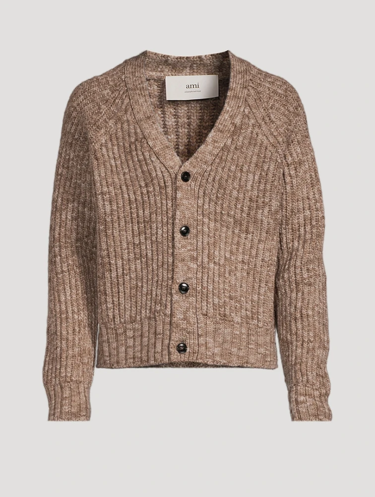 Wool Chunky-Knit Cardigan