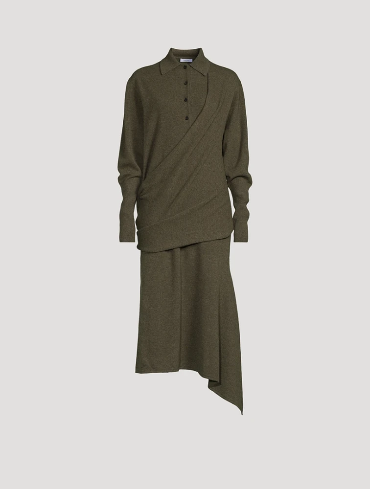 Knit Polo Dress