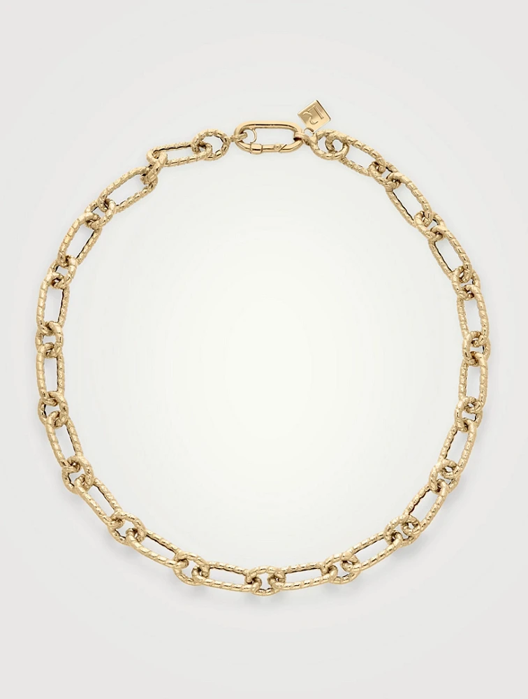 Franca 14K Gold Small Links Necklace