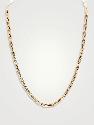 Lauren 14K Gold Extra Small Links Long Chain Necklace