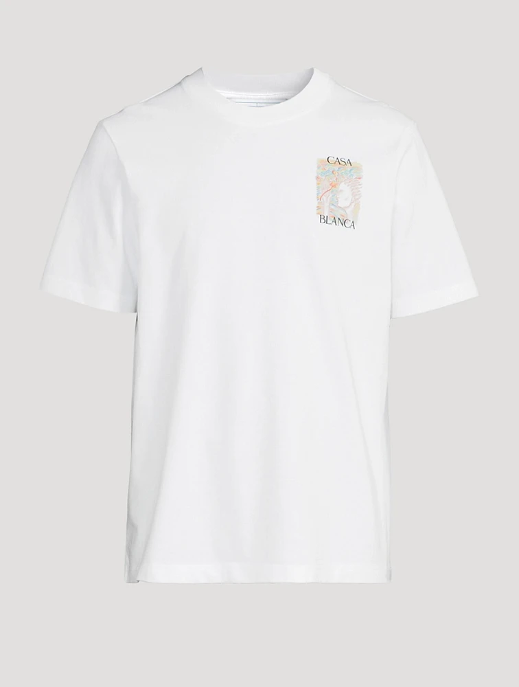 Mushroom Goddess Print T-Shirt