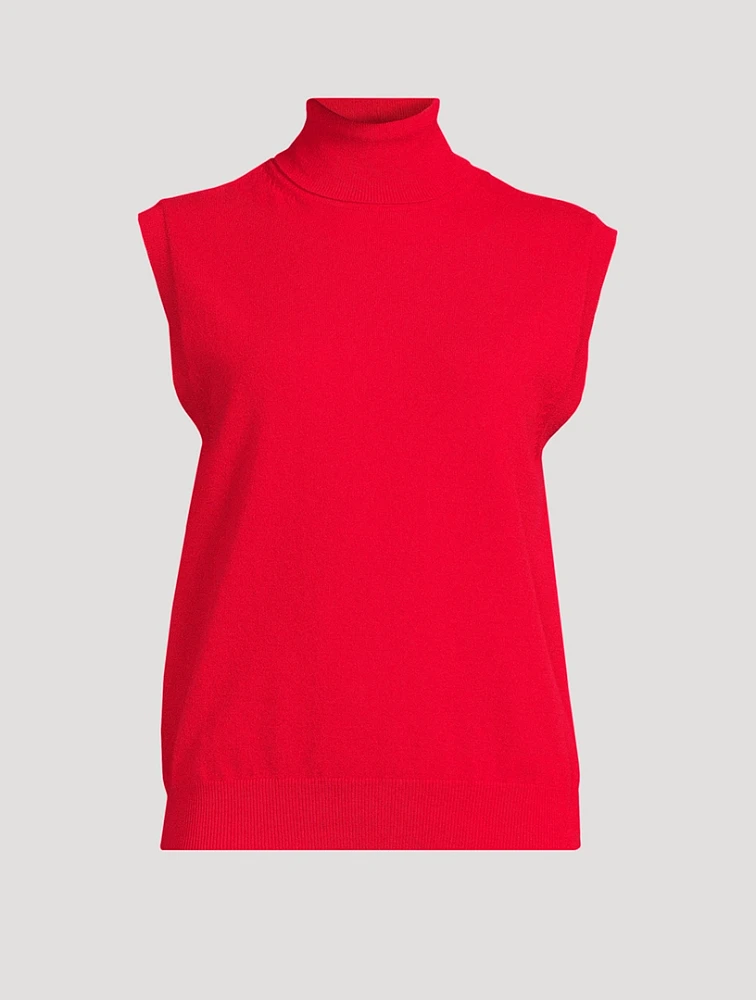 Sleeveless Turtleneck