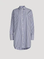 The Stella Shirt Dress Stripe Print