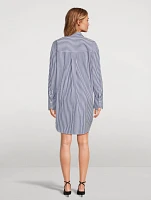 The Stella Shirt Dress Stripe Print