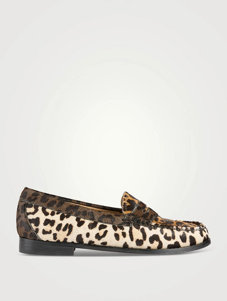 Whitney Weejuns® Pony Hair Loafers Leopard Print