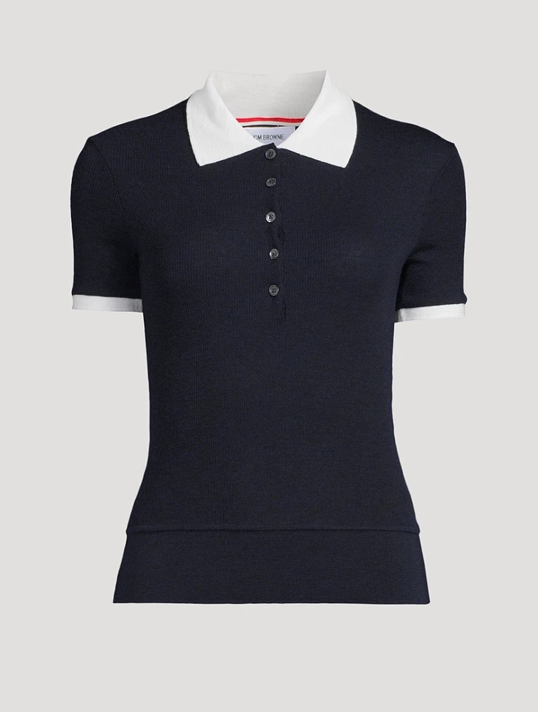 Wool Polo Shirt