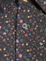 Organic Cotton Tailored-Fit Shirt Floral Print