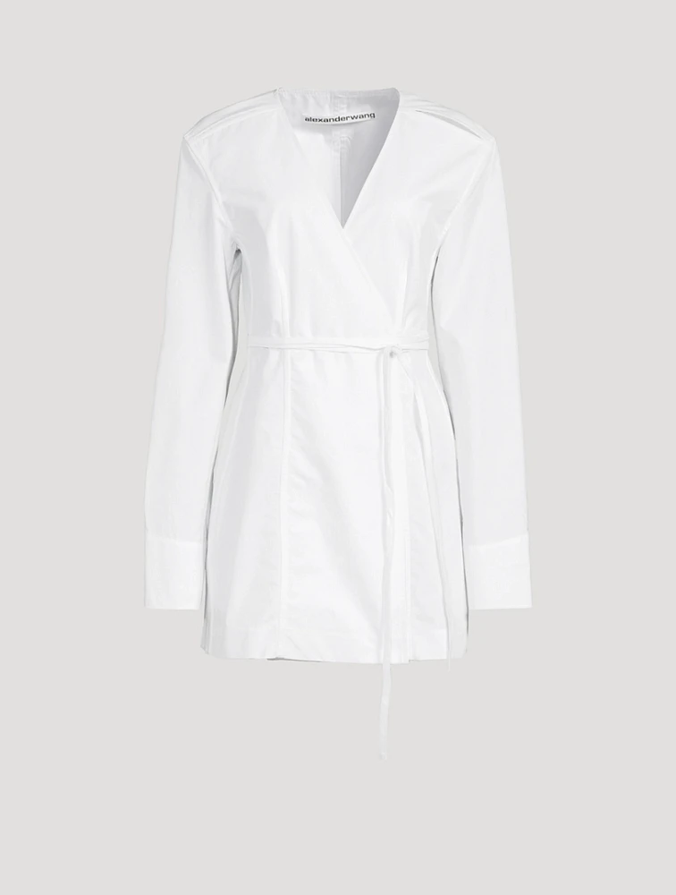 Wrap Shirt Dress