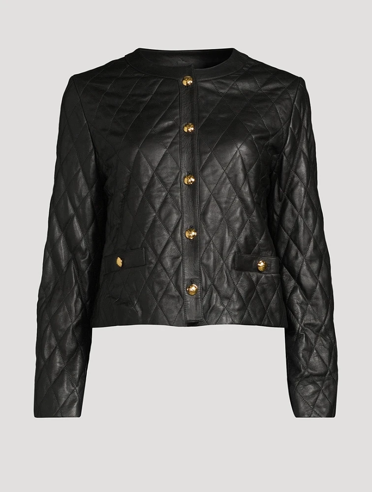 Amy Quilted Leather Jacket
