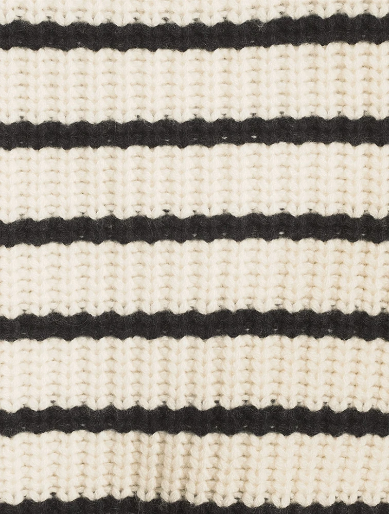 Amelina Cashmere Half-Zip Sweater