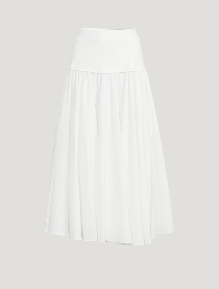 Stella Knit Yoke Maxi Skirt