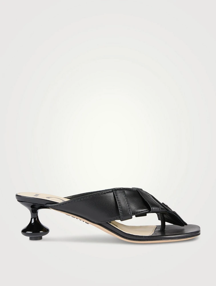 Toy Panta Leather Thong Sandals