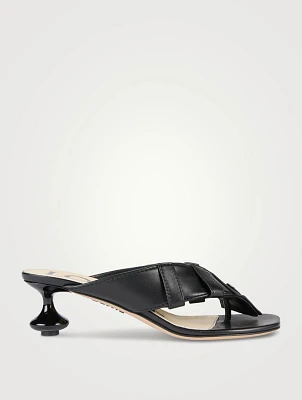 Toy Panta Leather Thong Sandals