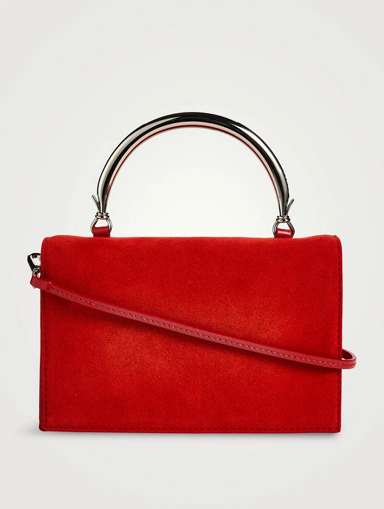 Arc Suede Clutch
