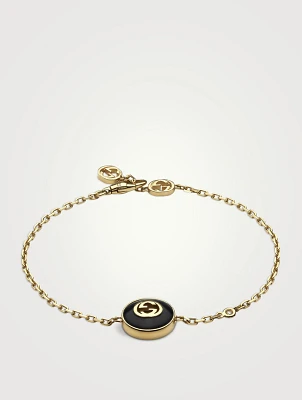 Gucci Interlocking 18K Diamond Bracelet