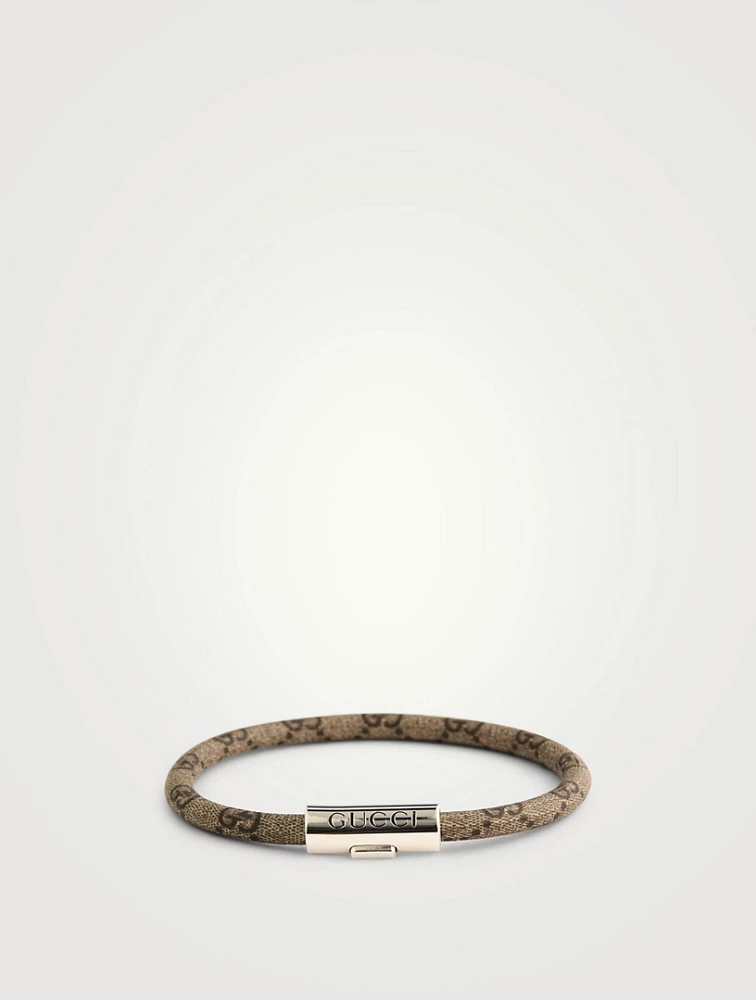 Trademark GG Supreme Leather Bracelet