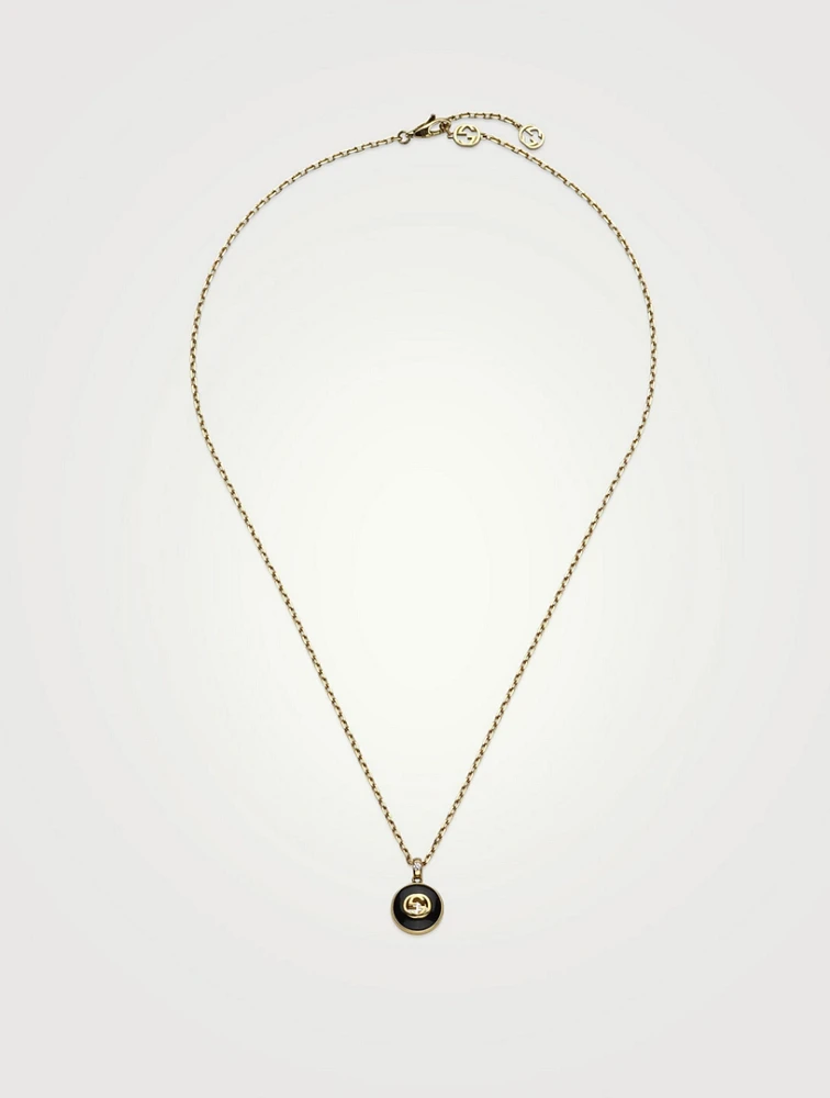 Gucci Interlocking 18K Chain Necklace