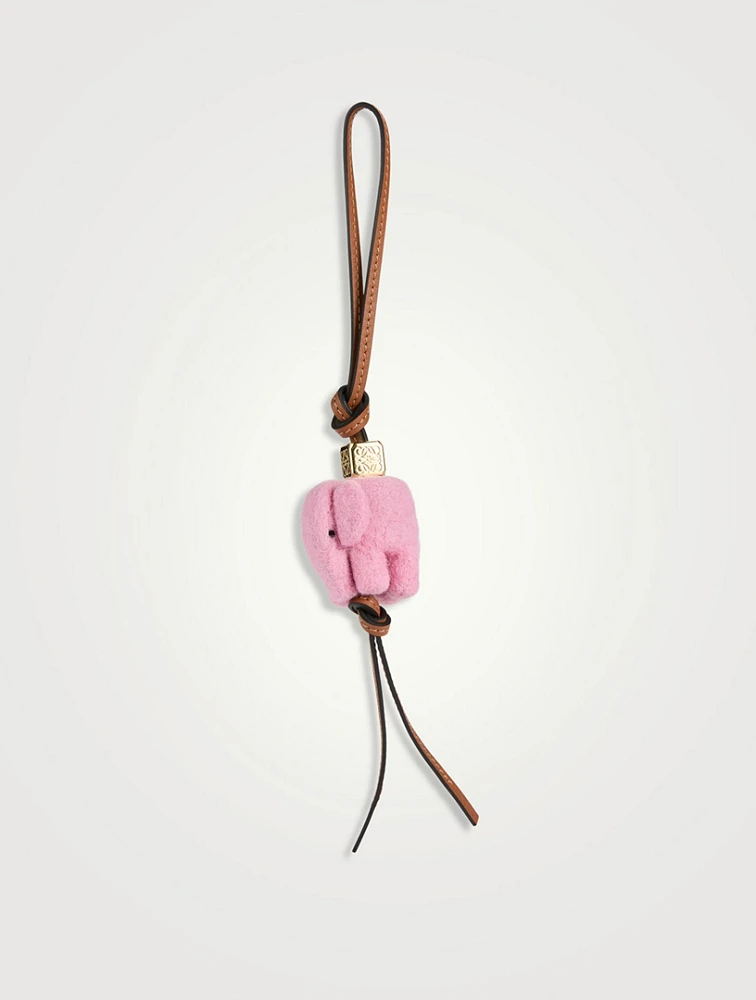 Elephant Felt Bag Charm