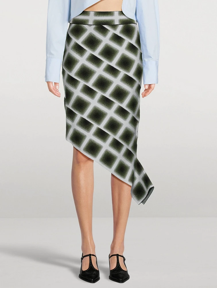 Ellie Asymmetric Midi Skirt