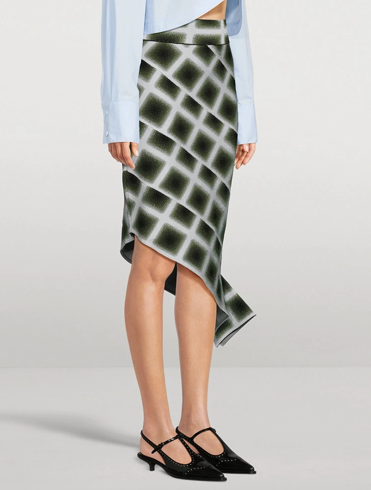 Ellie Asymmetric Midi Skirt