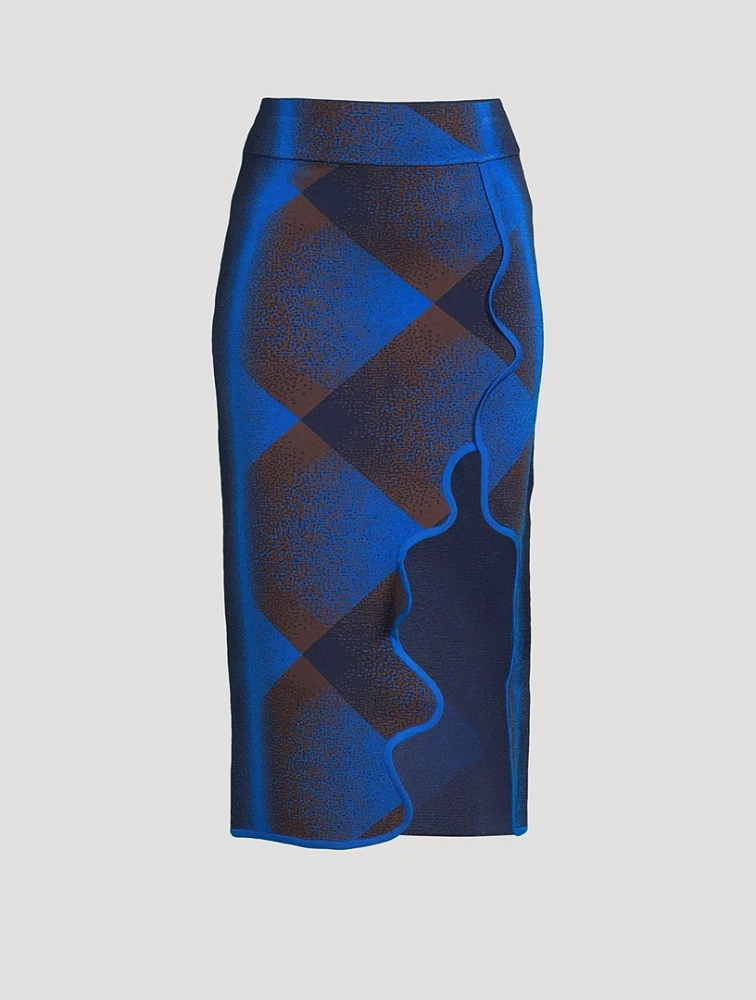 Holly Wavy Midi Skirt