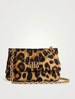 Mini Monaco Shoulder Bag In Leopard Print