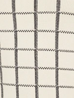 Krissa Jacquard Short-Sleeve Sweater