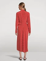 Lex Shirt Dress Polka Dot Print