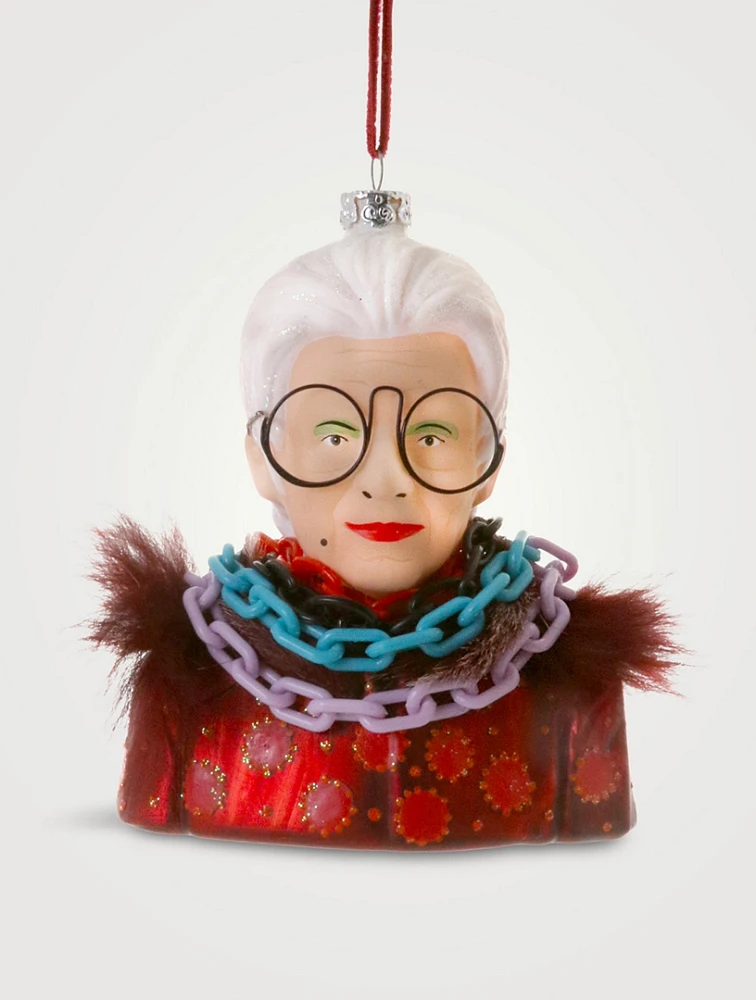 Iris Apfel Ornament