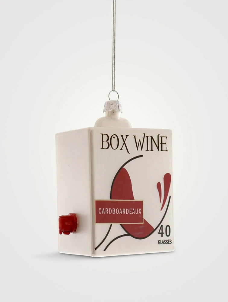 Boxed Wine Ornament